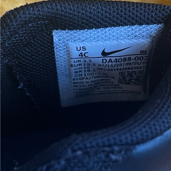 Toddler's Nike Blazer Mid '77 Black/White-White (DA4088 002) 4C - Picture 7 of 7